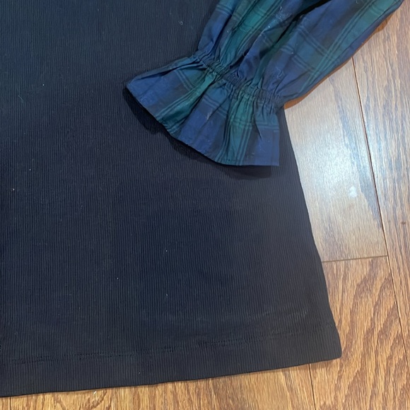 Loft Poplin Puff Sleeve Top, Thanksgiving Top - Picture 6 of 10